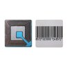 RF ochranná samolepka 4x4 cm book barcode
