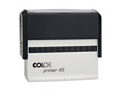 Samonamáčecí razítko COLOP Printer 45 (BARVA INKOUSTU ŽLUTÁ)