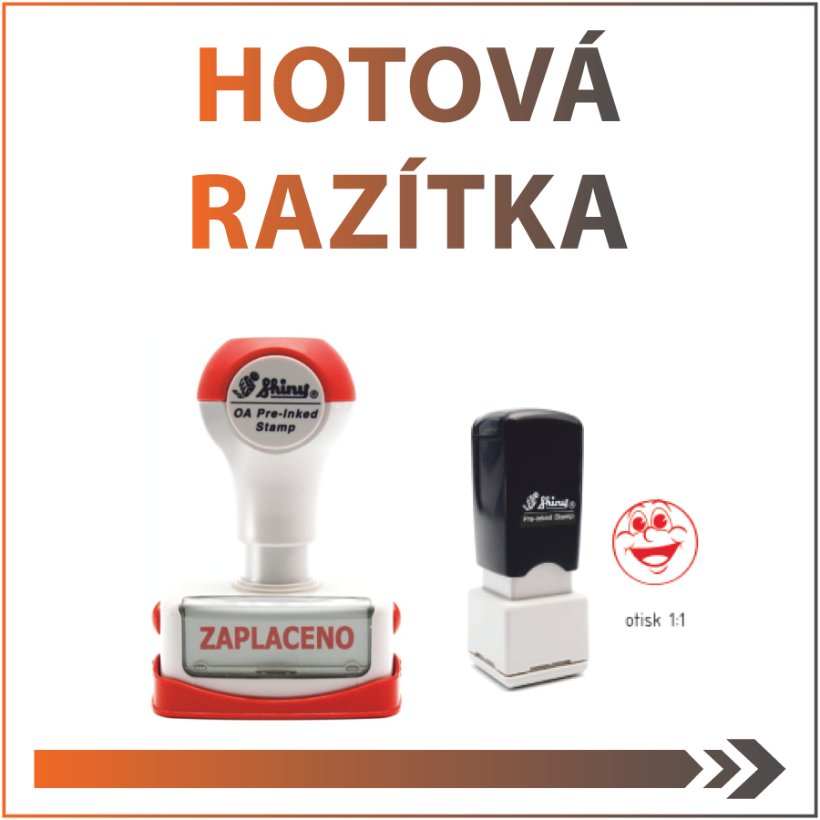 Kategorie hotových razítek