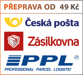 Přeprava od 49 Kč.