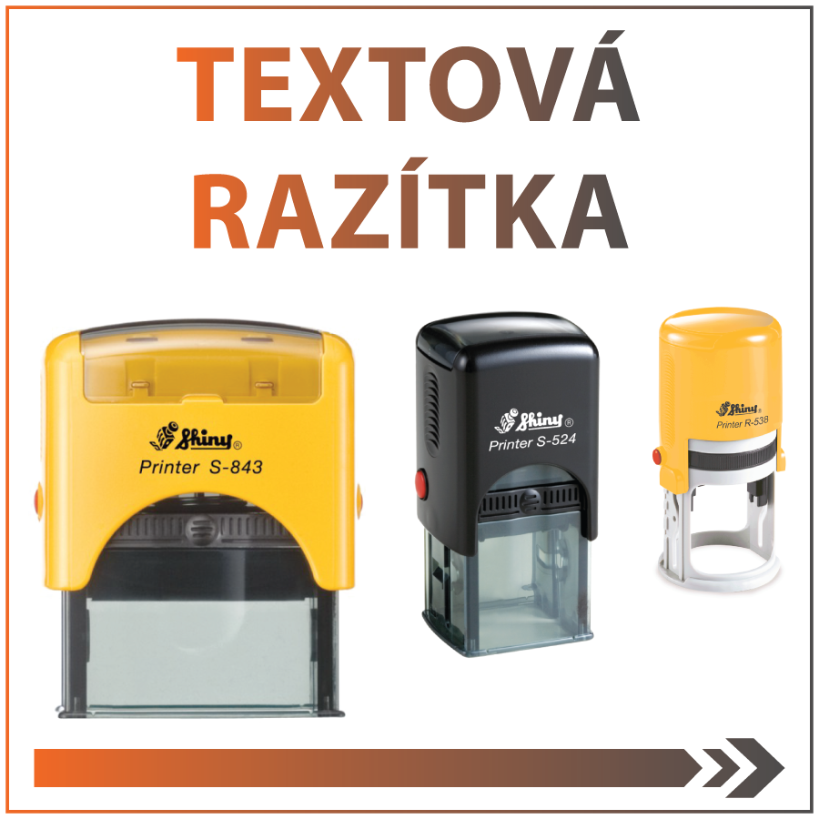 Kategorie textových razítek