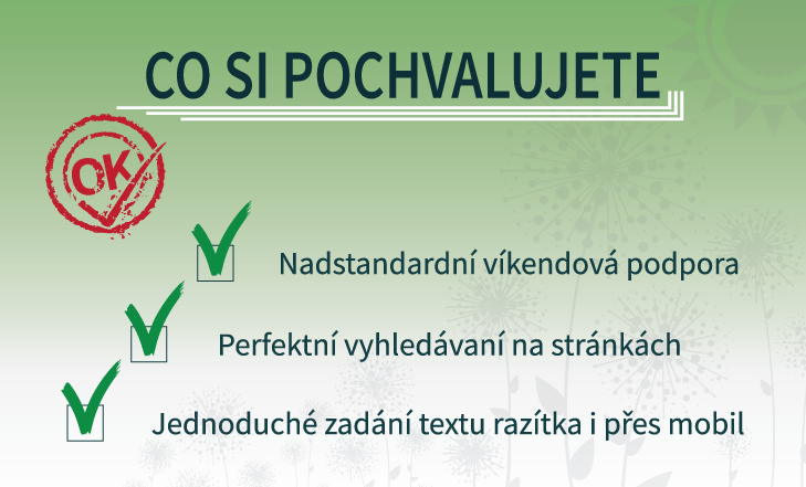 Co si u nás pochvalujete