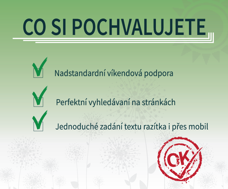 Co si u nás pochvalujete