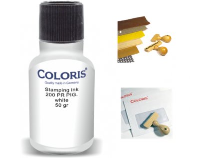 barva coloris stamp 200 pr p 50 ml bila nahled