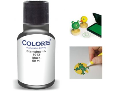 barva coloris stamp 1013 50 ml cerna nahled