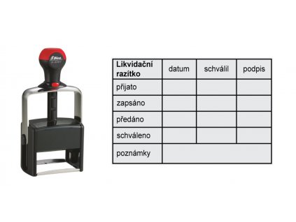 razitko shiny stamp kovove h 6007 heavy duty znackovaci nahled