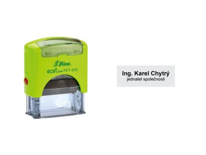 razitko shiny stamp male pet 842 eco firemni nahled