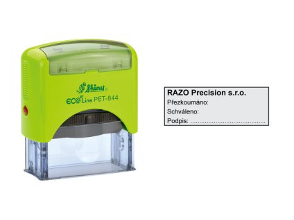 razitko shiny stamp vetsi pet 844 eco firemni nahled