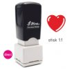 razitko shiny stamp hotove hs004 predbarvene obrazek srdce