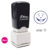 razitko shiny stamp hotove hs008 predbarvene obrazek usmev smajlik
