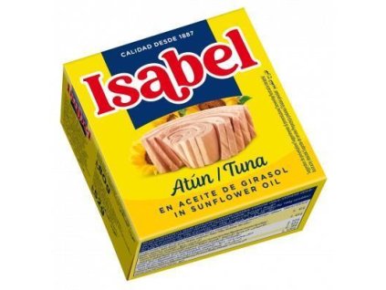 TUNIAK V SLNEČNICOVOM OLEJI CELÝ 80g / PP 52g EO ISABEL