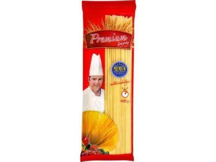 CESTOVINY ŠPAGETY BEZVAJEČNÉ 400g PREMIUM
