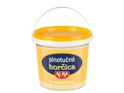 HORČICA PLNOTUČNÁ 950g VEDRO ALBA PLUS