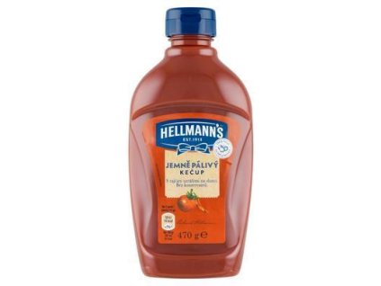 KEČUP JEMNÝ 485g HELLMANN´S PET