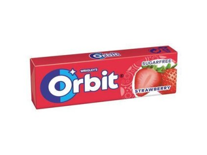 ŽUVAČKY ORBIT JAHODA 14g DRAŽÉ