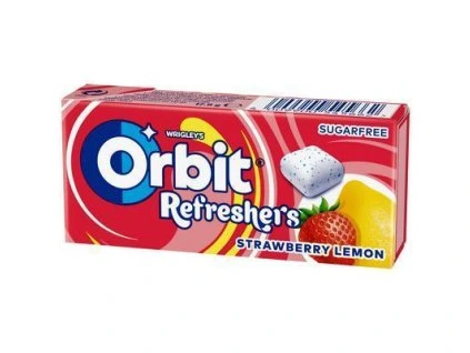 ŽUVAČKY ORBIT REFRESHER JAHODA CITRÓN 17,9g HP