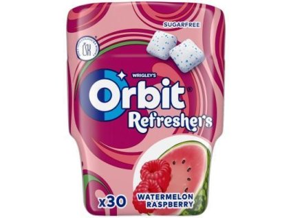 ŽUVAČKY ORBIT REFRESHER WATERMELON RASPBERRY 67g DÓZA DRAŽÉ