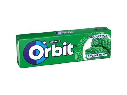 ŽUVAČKY ORBIT SPEARMINT 14g DRAŽÉ ZELENÉ