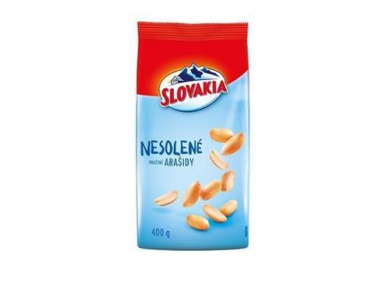 ARAŠIDY NESOLENÉ 400g SLOVAKIA