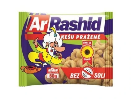 KEŠU PRAŽENÉ NESOLENÉ 60g ARRASHID ALIKA