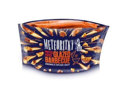 PEČIVO SLANÉ METEORITKY GLAZED BARBECUE 75g