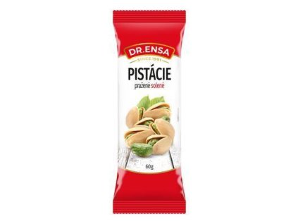 PISTÁCIE PRAŽENÉ SOLENÉ 60g DR.ENSA