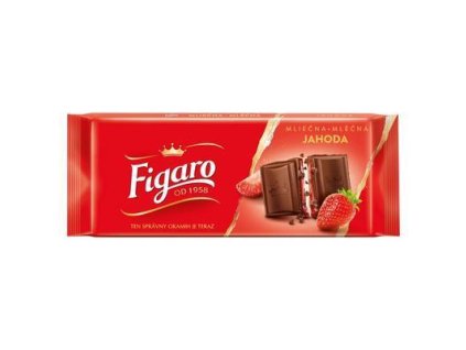 ČOKOLÁDA JAHODY A KRÉM 90g FIGARO