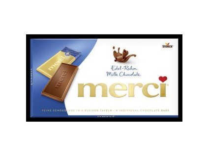 ČOKOLÁDA MERCI TABLETS MLIEČNA 100g