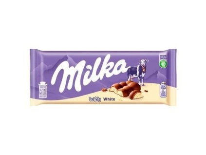 ČOKOLÁDA MILKA BUBBLY MILK&WHITE 95g