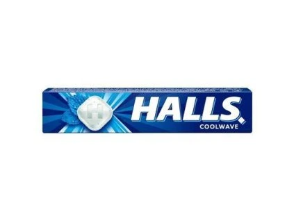 CUKRÍKY HALLS COOLWAVE 33,5g ROLKA