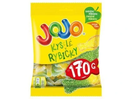 CUKRÍKY JOJO KYSLÉ RYBIČKY 170g