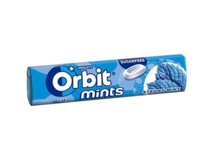 CUKRÍKY ORBIT MINTS STRONG MINT 28g