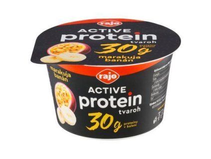 TVAROH ACTIVE PROTEIN MARAKUJA BANÁN 200g RAJO