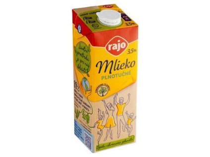 MLIEKO PLNOTUČNÉ TRVANLIVÉ 3,5% 1l UHT