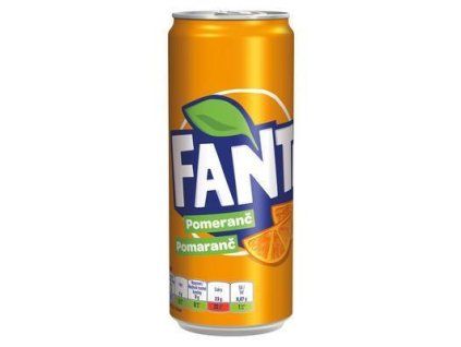 FANTA POMARANČ 0.33l PLECH VRATNÝ OBAL