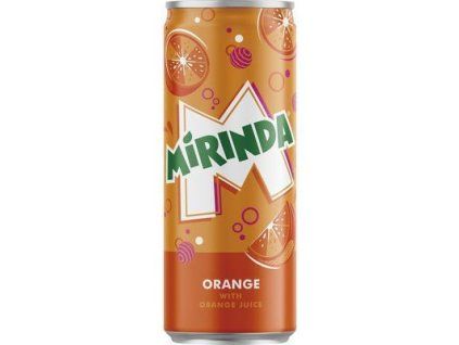 MIRINDA ORANGE 0.33l PLECH VRATNÝ OBAL