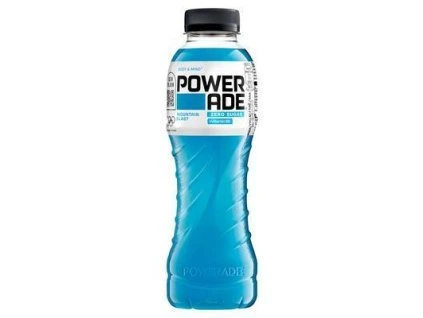 NÁPOJ POWERADE MOUNTAIN BLAST ZERO SUGAR 0.5l PET VRATNÝ OBAL