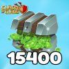 BRAWL STARS 15400 GEMS