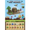 Svět Minecraft - magnetická stavebnice sada 192 dílný set