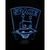 3D lampička Space1