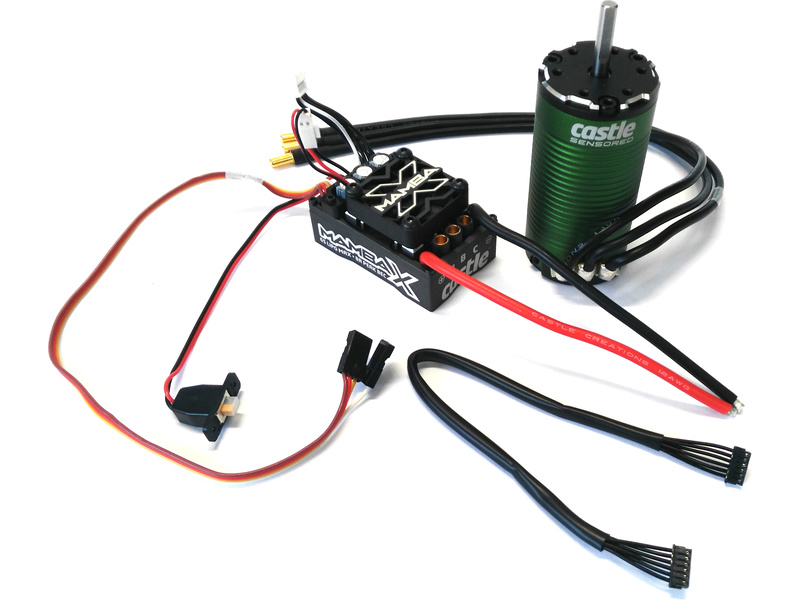 Fotografie produktu: Castle Creations Castle motor 1415 2400ot/V senzored 3.17mm, reg. Mamba X