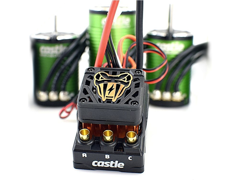 Fotografie produktu: Castle Creations Castle motor 1412 3200ot/V senzored, reg. Copperhead