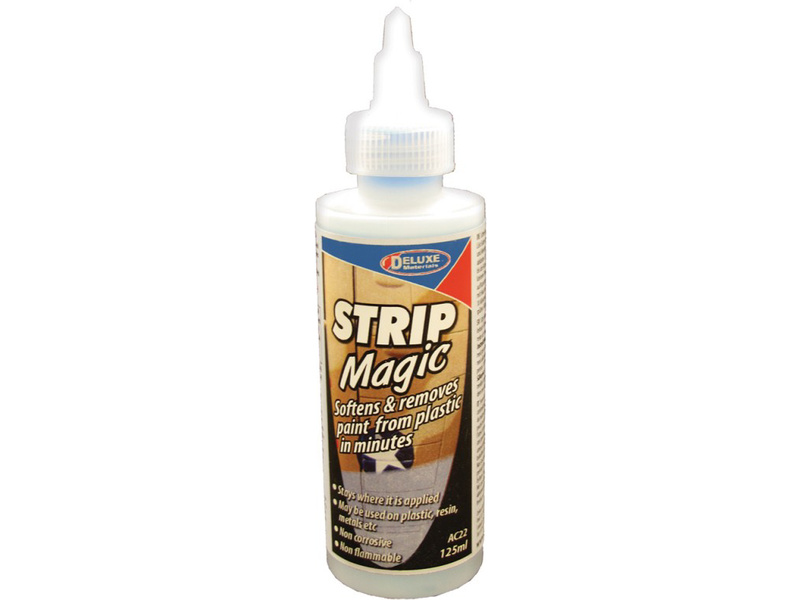 Fotografie produktu: Deluxe Materials Strip Magic odstraňovač barvy z plastikových modelů 112ml