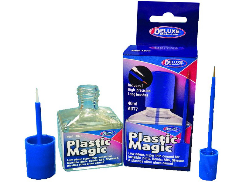 Fotografie produktu: Deluxe Materials Plastic Magic bezbarvé lepidlo na plasty 40ml