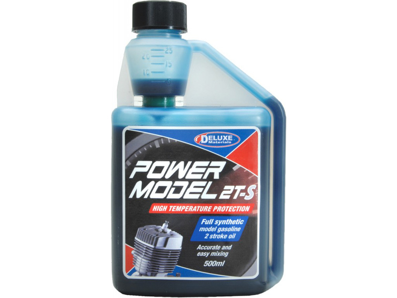 Fotografie produktu: Deluxe Materials Power Model 2T-S olej do benzinových motorů 500ml