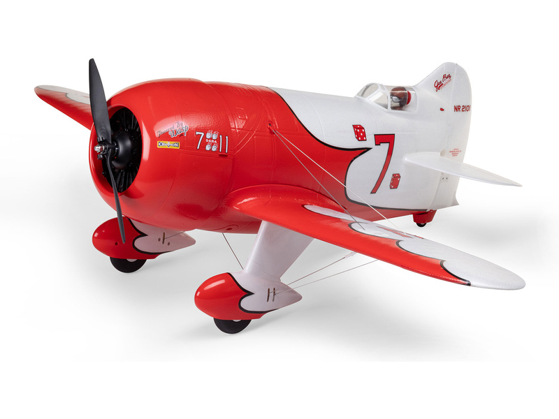 Fotografie produktu: E-flite Gee Bee R-2 1.0m AS3X+ SAFE Select BNF Basic