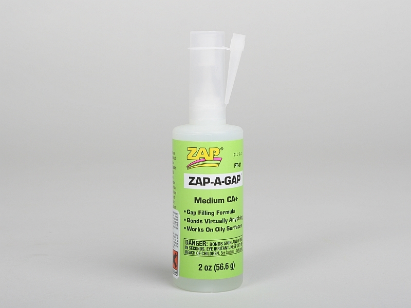 Fotografie produktu: ZAP ZAP-A-GAP Střední vteřinové lepidlo 56,6g (2oz)
