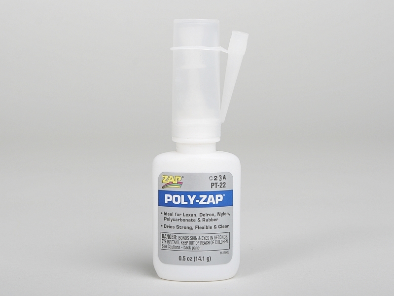 Fotografie produktu: ZAP POLY-ZAP 14,1g (0,5oz) střední vteř. lepidlo na plasty