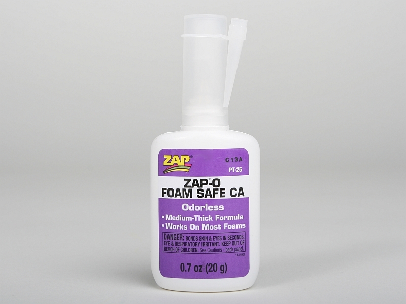Fotografie produktu: ZAP O-Foam 20g (0,7oz) střední vteř. lepidlo STYRO