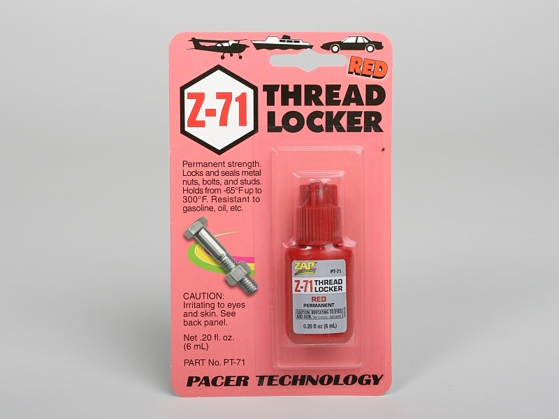 Fotografie produktu: ZAP Z-71 Zajišťovač šroubů Červený 6ml (0,2fl oz)